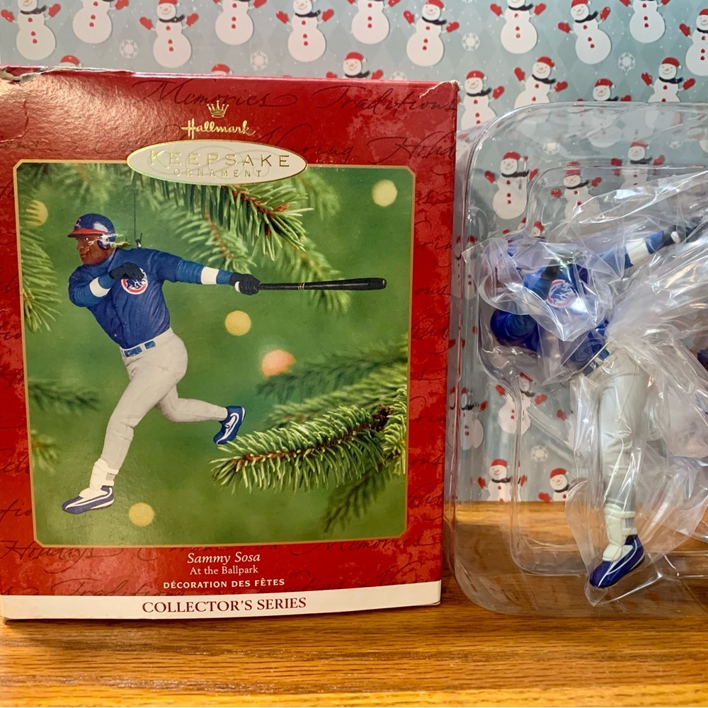 🎄2/20🎄 Hallmark Keepsake Ornament ~ Sammy Sosa At the Ballpark